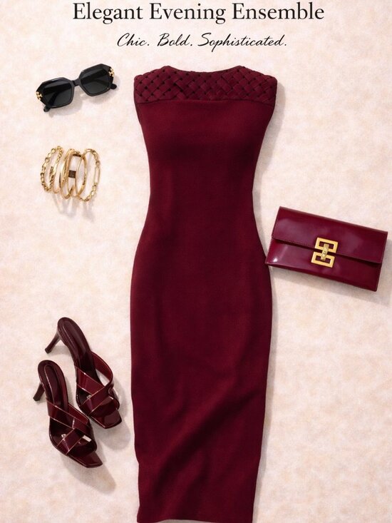 ✨ Marciano by Guess Knit Bodycon Dress – Size Medium (Runs Small) ✨  Turn heads - Picture 3 of 9